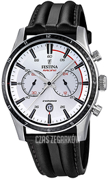 Festina Srebrny/Skóra Ø44 mm F16874-I