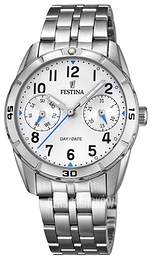 Festina Biały/Stal Ø33 mm F16908-1