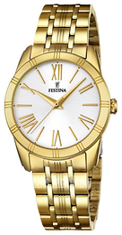 Festina Dress Srebrny/Stal w odcieniu złota Ø32 mm F16942-2
