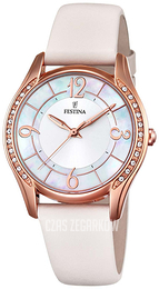 Festina Dress Biały/Skóra Ø36 mm F16946-A