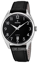 Festina Dress Czarny/Skóra Ø42 mm F16977-2