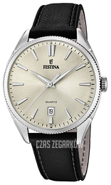 Festina Dress Beżowy/Skóra Ø41.5 mm F16977-3