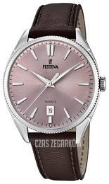 Festina Purpurowy/Skóra Ø42 mm F16977-4