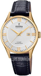 Festina Srebrny/Skóra Ø40 mm F20010-2