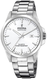 Festina Swiss Made Biały/Stal Ø41 mm F20024-2