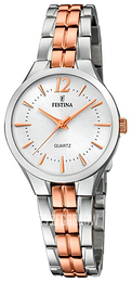 Festina Biały/Stal w kolorze różowego złota Ø29 mm F20217-2