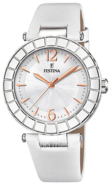 Festina Srebrny/Skóra Ø38 mm F20234-1