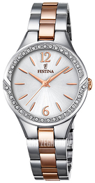Festina Srebrny/Stal w kolorze różowego złota Ø29 mm F20247-1