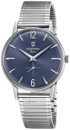 Festina Retro Niebieski/Stal Ø36 mm F20250-3