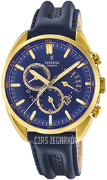 Festina Niebieski/Skóra Ø42 mm F20268-2