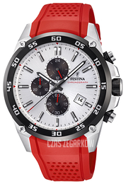 Festina Srebrny/Guma Ø46 mm F20330-1