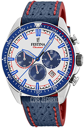 Festina Biały/Skóra Ø44 mm F20377-1