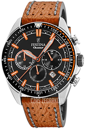 Festina Czarny/Skóra Ø44 mm F20377-4