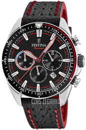 Festina Czarny/Skóra Ø44 mm F20377-6