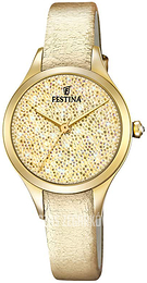 Festina Mademoiselle Zestaw kryształów/Skóra Ø32 mm F20410-2