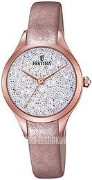 Festina Mademoiselle Zestaw kryształów/Skóra Ø32 mm F20411-1