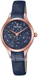 Festina Mademoiselle Zestaw kryształów/Skóra Ø32 mm F20411-3
