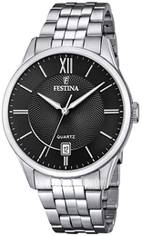 Festina Classic Czarny/Stal Ø43 mm F20425-3