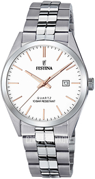 Festina Classic Biały/Stal Ø40 mm F20437-A