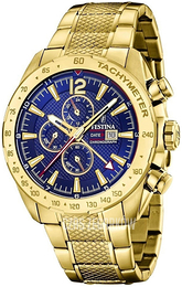 Festina Sport Niebieski/Stal w odcieniu złota Ø44.5 mm F20441-2