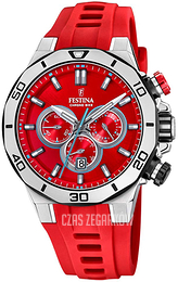 Festina Czerwony/Guma Ø44 mm F20449-B