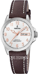 Festina Biały/Skóra Ø30 mm F20456-1