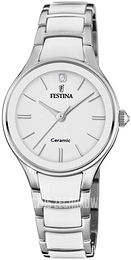 Festina Ceramic Biały/Stal Ø31 mm F20474-1