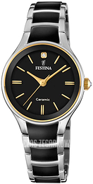 Festina Ceramic Czarny/Stal Ø31 mm F20474-4