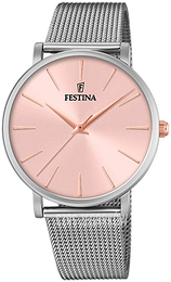 Festina Różowy/Stal Ø38 mm F20475-2