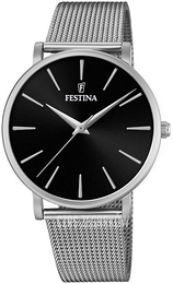 Festina Czarny/Stal Ø38 mm F20475-4