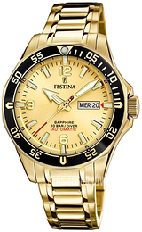 Festina Żółte złoto/Stal w odcieniu złota Ø43 mm F20479-1