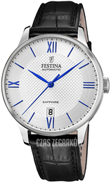 Festina Dress Srebrny/Skóra Ø42 mm F20484-1