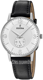 Festina Retro Srebrny/Skóra Ø36 mm F20566-2