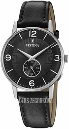 Festina Retro Czarny/Skóra Ø36 mm F20566-4
