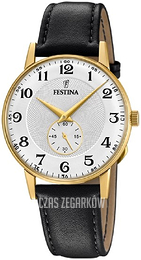 Festina Retro Srebrny/Skóra Ø36 mm F20567-1