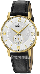 Festina Retro Srebrny/Skóra Ø36 mm F20567-2