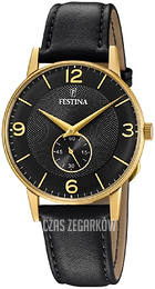 Festina Retro Czarny/Skóra Ø36 mm F20567-4