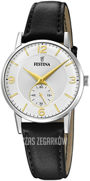 Festina Retro Srebrny/Skóra Ø29 mm F20570-2