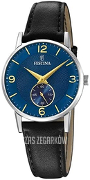 Festina Retro Niebieski/Skóra Ø29 mm F20570-3
