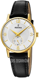 Festina Retro Srebrny/Skóra Ø29 mm F20571-2