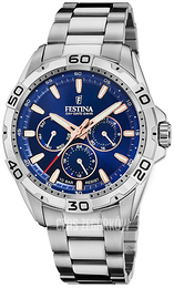 Festina Classic Niebieski/Stal Ø44.7 mm F20623-2