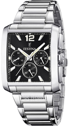 Festina Timeless Czarny/Stal Ø38 mm F20635-4