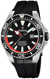 Festina The Original Diver Czarny/Guma Ø45.7 mm F20664-3
