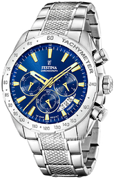 Festina Timeless Niebieski/Stal Ø44.5 mm F20668-2