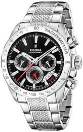 Festina Timeless Czarny/Stal Ø44.5 mm F20668-4