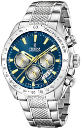 Festina Timeless Niebieski/Stal Ø44.5 mm F20668-5