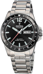 Festina Titanium Czarny/Tytan Ø43 mm F20698-4