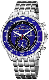 Festina Classic Niebieski/Stal Ø45 mm F6830-3