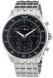 Festina Sport Czarny/Stal Ø45 mm F6830-4