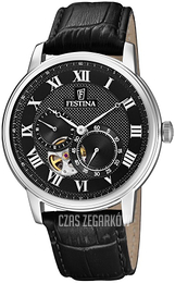 Festina Classic Czarny/Skóra Ø42 mm F6858-3